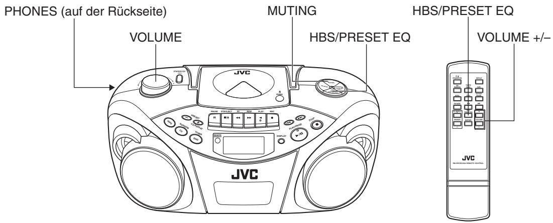 JVC RC-EX25S - Anzeige der Uhrzeit, während CD oder Radio eingestellt ist - 3