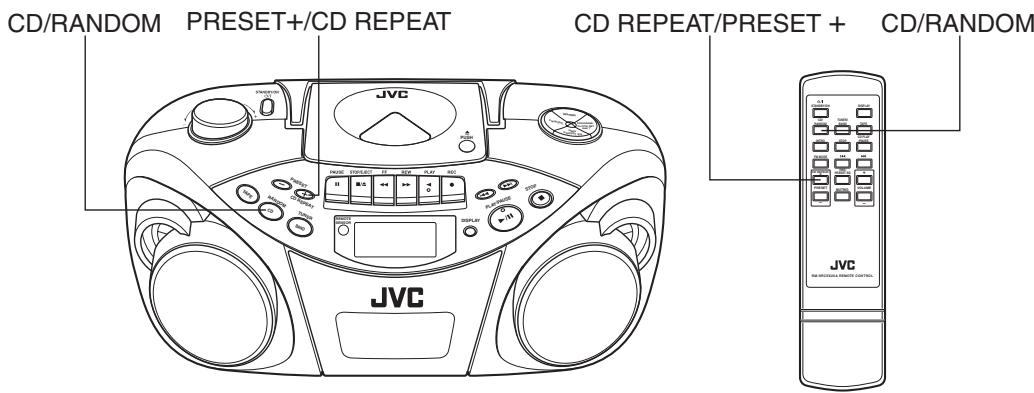 JVC RC-EX25SE - Herhaalde/willekeurige weergave - 1