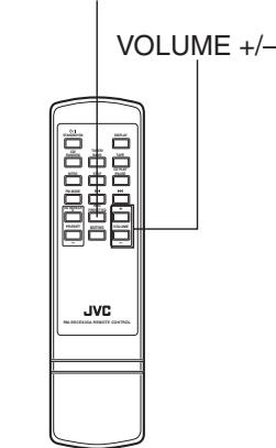 JVC RC-EX25SE - Para ver el reloj cuando se selección CD o sintonizador - 4