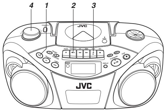 JVC RC-EX25SE - Grundfunktionen - 1