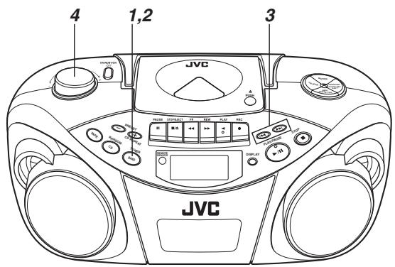 JVC RC-EX25SE - Sintonizzazione di una stazione - 1