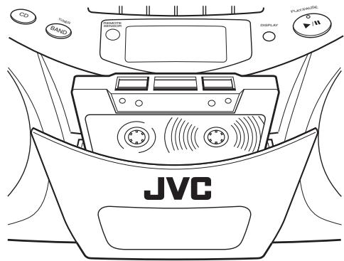 JVC RC-EX25SE - Inserimento di una cassetta - 1