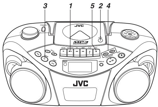 JVC RC-EX30B - Enregistrement synchronisé avec la lecture d'un CD - 1