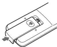 JVC RC-EX30B - Setzen Sie den Batteriefachdeckel wieder auf. - 1
