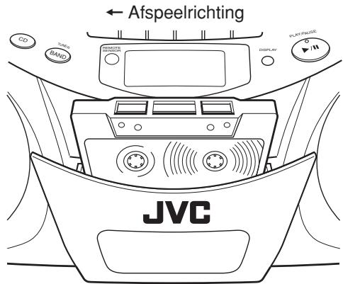 JVC RC-EX30B - Een cassette plaatsen - 1