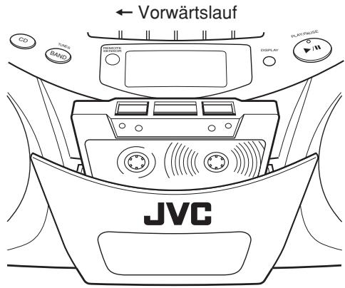 JVC RC-EX30B - Einlagen einer Kassette - 1