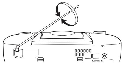 JVC RC-EX30B - Uso delle antennes - 1