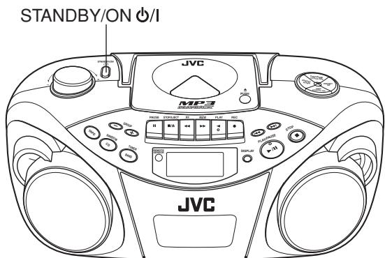 JVC RC-EX30B - ALLUMER ET ÉTEINDRE L'UNITE - 1