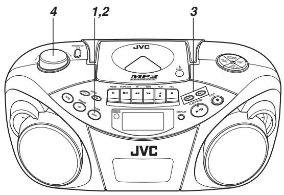 JVC RC-EX30B - Tuning in a station - 1