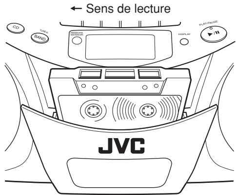 JVC RC-EX30B - Insertion d'une cassette - 1