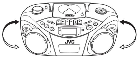 JVC RC-EX30B - Using the antennas - 2