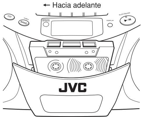 JVC RC-EX30B - Colocación de un casete - 1