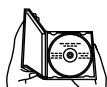 JVC XL-PG300BE - Comment sortir le disque de son étui - 1