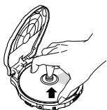 JVC XL-PR2BE - Herausnehmen von CDs - 1