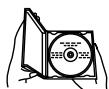 JVC XL-PR2BE - Modo di togliere il disco alla sua custodia - 1
