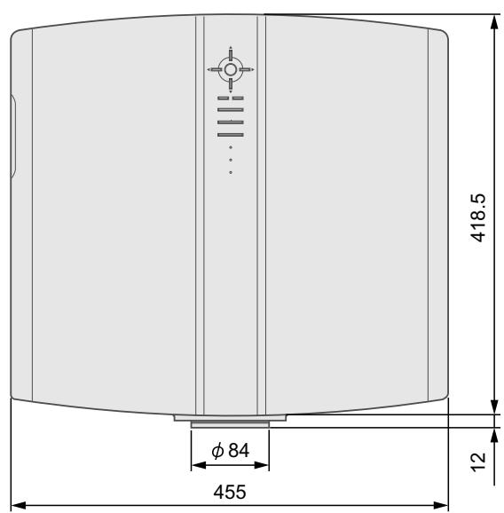 JVC DLA-HD100 - Dimensions - 1