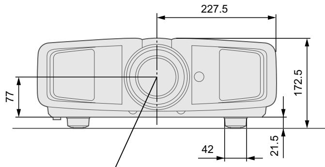 JVC DLA-HD100 - Dimensiones - 3
