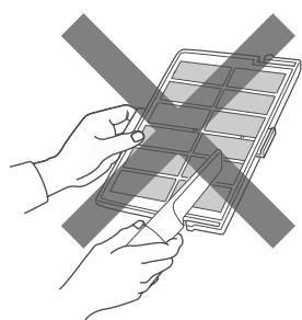 JVC DLA-HD100 - Clean the filter - 2