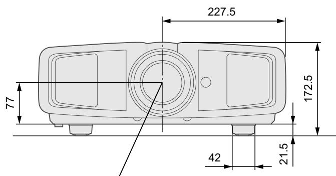 JVC DLA-HD100 - Dimensions - 3