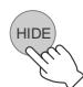 JVC DLA-HD100 - You can hide the image temporarily - 1