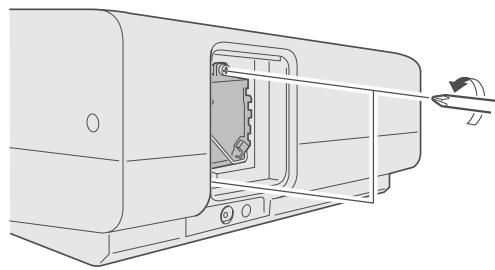JVC DLA-HD100 - Afloje los tornillos de la unidad de lámpara - 1