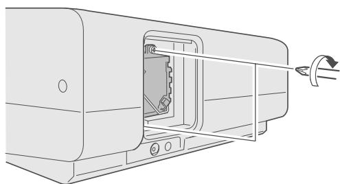 JVC DLA-HD100 - Tighten the screws of the lamp unit - 1