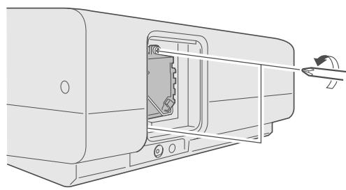 JVC DLA-HD100 - Desserrez les vis du couvercle de la lampe - 1