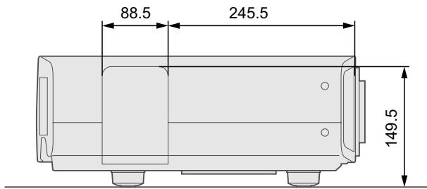 JVC DLA-HD100 - Dimensions - 4