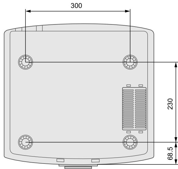 JVC DLA-HD100 - Dimensions - 2