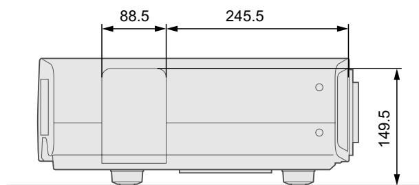 JVC DLA-HD100 - Dimensions - 4