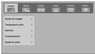 JVC DLA-HD100 - Muestre el menu de ajustes - 3
