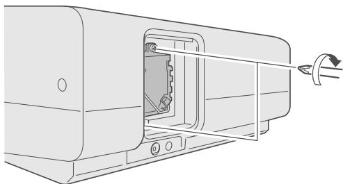 JVC DLA-HD100 - Asegure los tornillos de la unidad de lámpara - 1