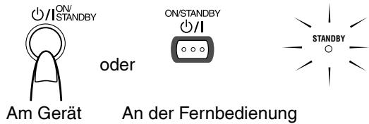 JVC RV-NB1E - Drucken Sie die Taste / ON/STANDBY erneut. - 1