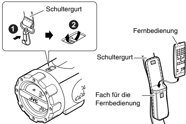 JVC RV-NB1E - Gebrauch des Schulterriemens - 1