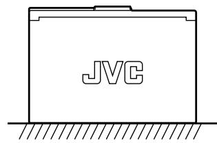 JVC CH-X500 - Lors de la suspension de l'appareil dans le coffre (Fig. e) - 1