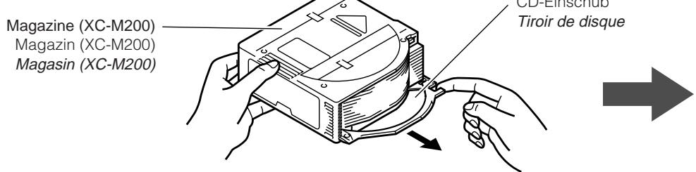 JVC CH-X500 - How to load CDs - 1