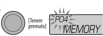 JVC KD-R301 - Selezionare il numero predefinito "04". - 2