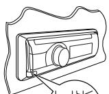 JVC KD-R301 - Rilascio del pannello di lavoro - 1