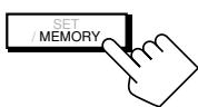 JVC RX-DP20VBK - Press MEMORY again while the selected channel number is flashing on the display. - 1