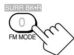 JVC RX-DP20VBK - Press FM MODE. - 2