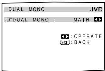DUAL MONO JVC C: DUAL MONO : MAIN OPERATE EXIT : BACK