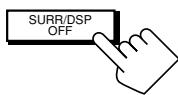 JVC RX-DP20VBK - To cancel the THX and Surround modes - 1