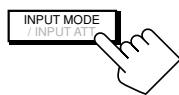 JVC RX-DP20VBK - Press INPUT MODE (or ANALOG/DIGITAL INPUT) to change the input mode. - 1