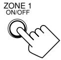 JVC RX-DP20VBK - Canceling the Zone 1 Operations - 1