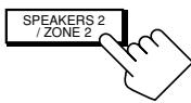 JVC RX-DP20VBK - Press ZONE 2 to activate the Zone 2 front speakers. - 1