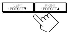 JVC RX-DP20VBK - Appuyez sur PRESET ▲ / ▼ (derrière la porte avant) pour choisir un numéro de canal pendant que la position du nu clignote. - 1