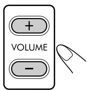 JVC UXG110 - Instellen van het volume - 1