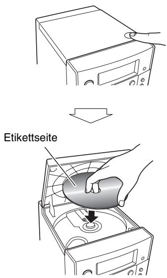 JVC UXG110 - Zum Einsetzen einer Disc - 1