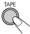 JVC UXG110 - Choisissez "TAPE" comme source. - 1