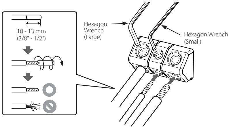 KENWOOD KAC-X4D - 3.Install the wire - 1